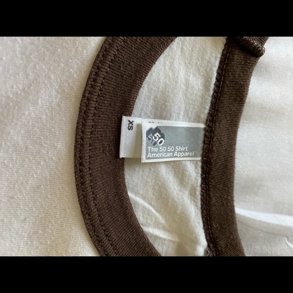 American Apparel 50/50 baseball T-shirt’s. - Picture 4 of 8